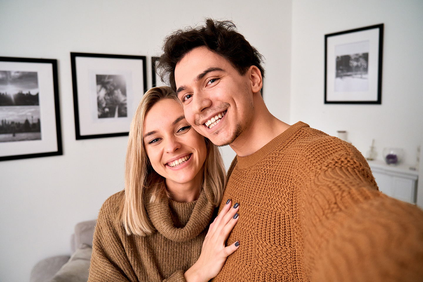 Young renter couple