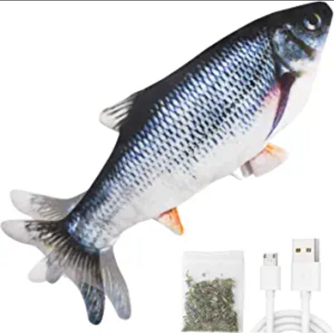 Floppy Fish Animal Toy for cats