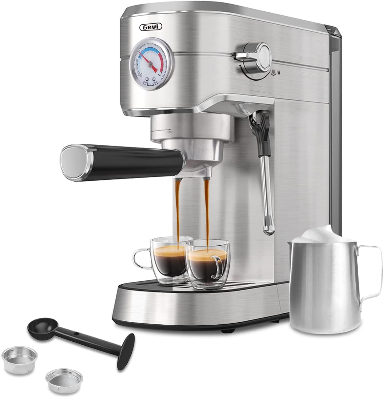 Gevi 20 Bar Compact Professional Espresso Coffee Machine $179.99