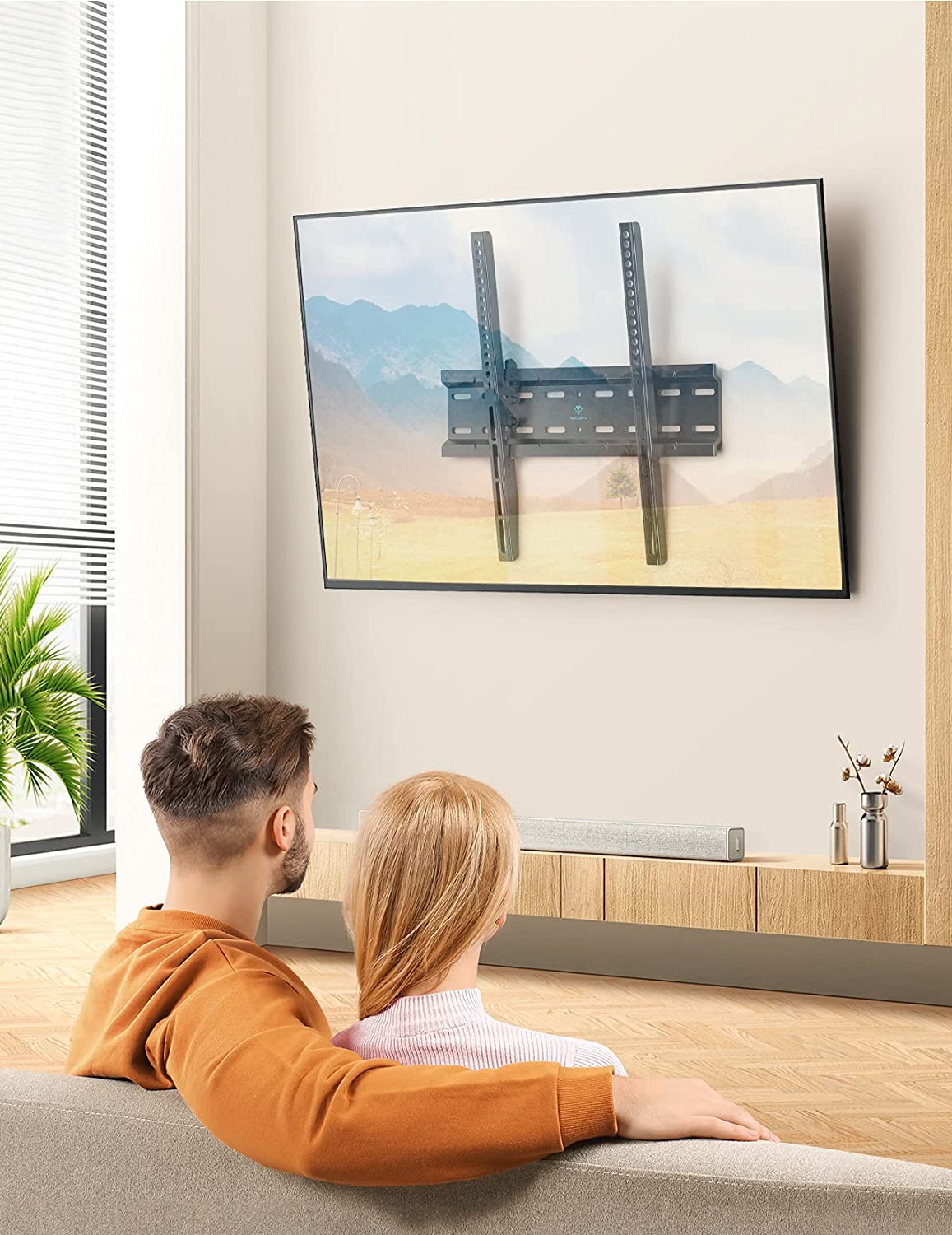 Space-savers for small apartments: Wall mounted TVs can save lots of space in small living rooms and studio apartments